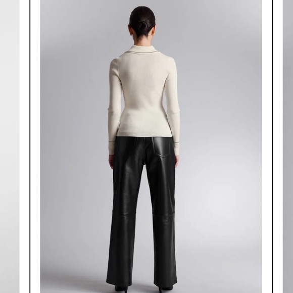 & Other Stories Cream Button Down Shirt - Picture 5 of 8